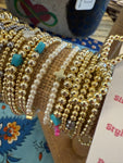 Jennifer Thames Stacking Gold Dipped Bracelet