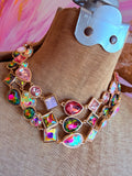 Kaleidoscope Crystal Necklace