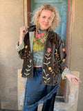 Wildflower Flight Velvet Jacket