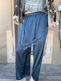 Midnight Lace Drape Pants