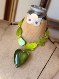 Emerald Heartbeat Necklace