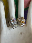 Teardrop Bling Ring - gold or silver
