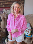 Sugar Lace Button-Up