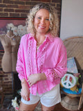 Sugar Lace Button-Up