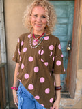 Kiwi Pop Polka Dot Tee