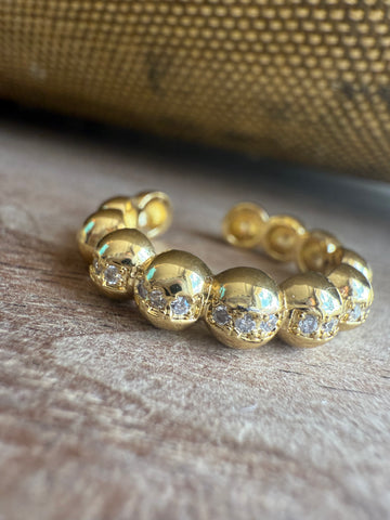 "Bubble Bling" Bling Ring: Adjustable Ring by JTO