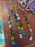 Party Stones Crystal Necklace