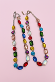 Party Stones Crystal Necklace