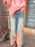 Wildflower Wanderer Patchwork Jeans