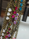 Gold Rebel Heart Chain
