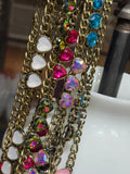 Gold Rebel Heart Chain