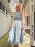 Seaside Whisper Maxi Dress