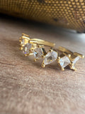 "Abstract Stones" Bling Ring: Adjustable Ring by JTO
