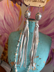 A Rare Bird Pearl Tassel Earrings