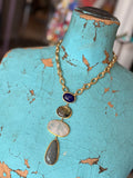 “Sacred Stone Statement Necklace” by Jennifer Thames Originals