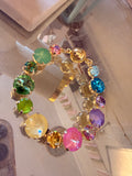 WAFA Multi Prism Fire Crystal Bracelet