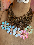 Opal Garden Crystal Necklace