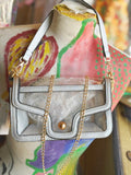 Nina Clear Shoulder Bag - Silver
