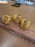 Wrapped Wire Gold Ring by Jennifer Thames Originals