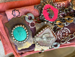 “Honky Tonk Buckle Necklace” – Art by Amy Belt Buckle Statement Chain