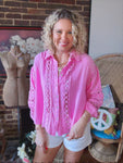 Sugar Lace Button-Up
