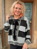 Blackbird Corset Stripe Pullover