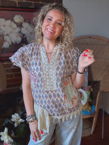 Jaded Gypsy Blooming Gardens Top