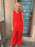 The Leon Coral Lace Set by Lady the Brand