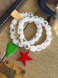 Lucky Mahjong Stretch Bracelets