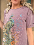 Royal Feathers Soft Journey Tee by Jaded Gypsy