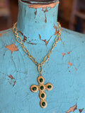 💚✝️  Emerald Faith Necklace  by Jennifer Thames Originals