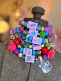 Mahj Mixer Statement Necklace by Jennifer Thames