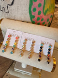 WAFA Small Crystal Cascade Drop Earrings