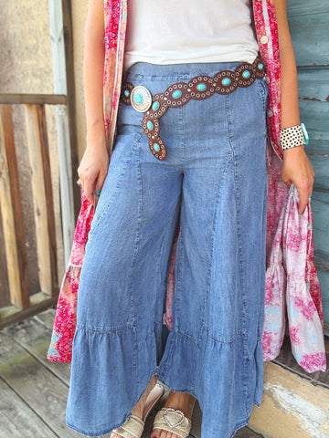 Wanderlust Ruffle Pants