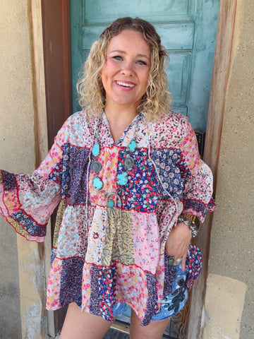 The Wildflower Mosaic Top