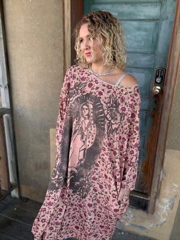 Jaded Gypsy Be True Tunic – Floral Blessings