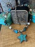 A Rare Bird Turquoise Star Necklace