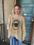 Jaded Gypsy Eye See You Free Top