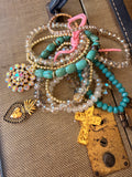 Desert Bloom Charm Stack Bracelet Set