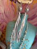 A Rare Bird Pearl Tassel Earrings