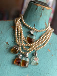 Vintage Muse Perfume Bottle Necklace
