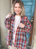Warm Meadow Plaid Top