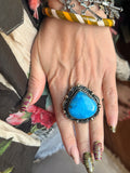 Juicy Turquoise Raindrop Ring