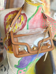 Nina Clear Shoulder Bag - Tan