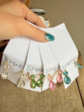 Starlight Spark Huggie Earrings by Jennifer Thames Originals