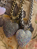 Chubby Love Crystal Heart Necklace