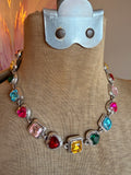 Candy Hearts Crystal Necklace