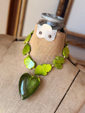 Emerald Heartbeat Necklace