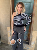 Vintage Black Stretch Wide-Leg Jeans