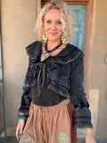 Midnight Ruffle Romance Jacket
